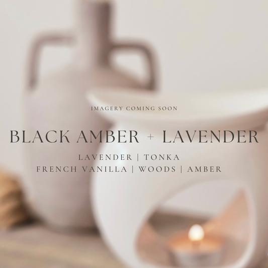 Black Amber + Lavender Wax Melts